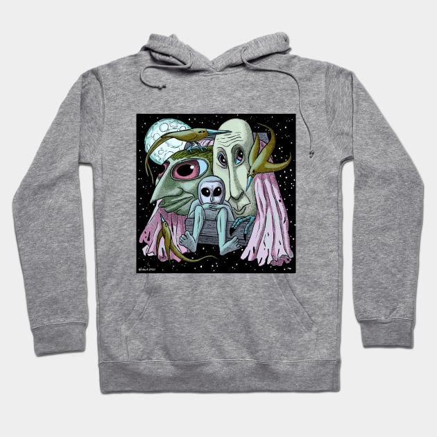 Bird People Hoodie by WisehArt